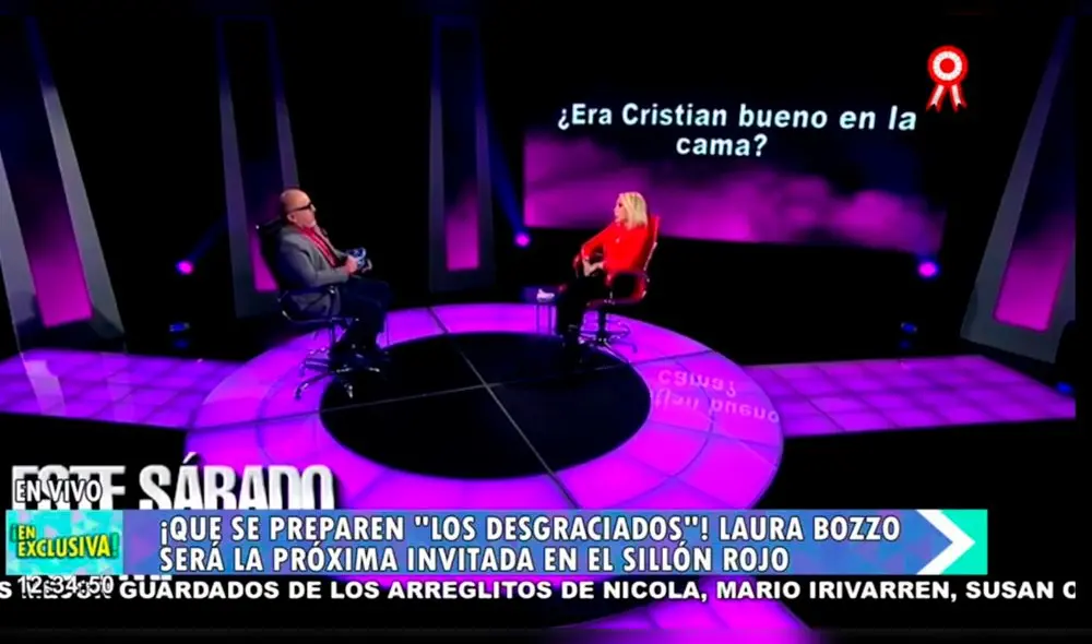 Laura Bozzo sorprendida con pregunta íntima sobre Cristian Zuárez en “El valor de la verdad”