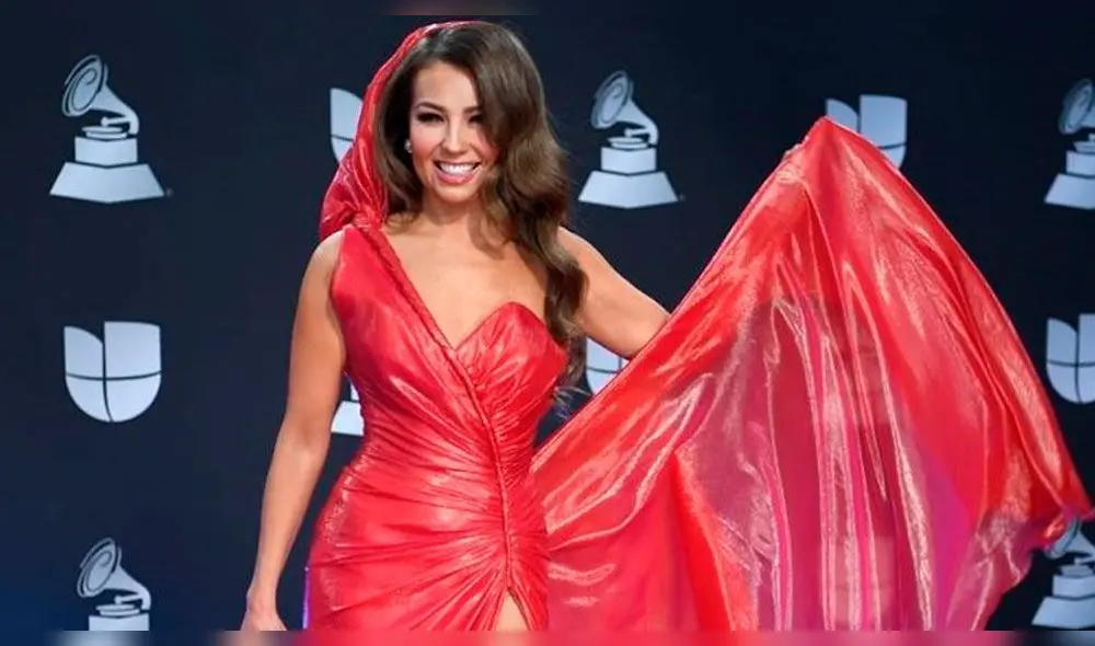 Thalía en los Globos de Oro Foto: Instagram