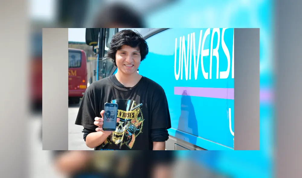 Estudiante crea novedosa aplicación para ubicar a los buses de San Marcos [FOTOS]