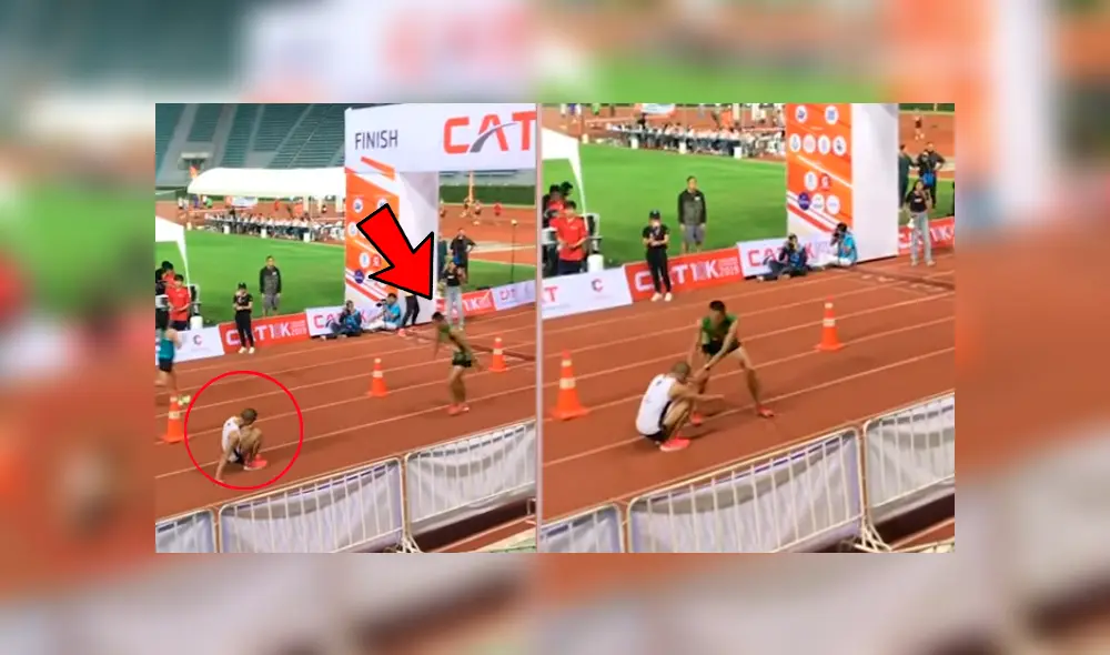 Deportista se ganó la admiración de todos al dejar la competencia para socorrer a su adversario. Deportista se ganó la admiración de todos al dejar la competencia para socorrer a su adversario.