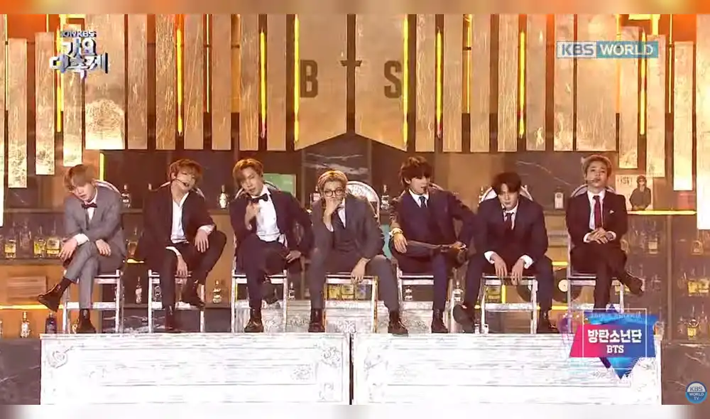 BTS en 2019 KBS Song Festival. BTS en 2019 KBS Song Festival.