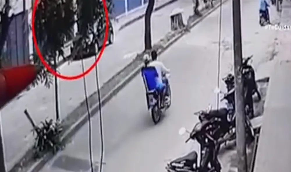 Víctimas fueron interceptadas en la cuadra 4 de la calle Távara. Foto: Captura de 24 Horas.