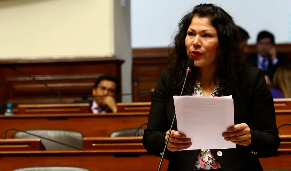 Yesenia Ponce. Excongresista recibió impedimento de salida del país. Foto: Congreso. Yesenia Ponce. Excongresista recibió impedimento de salida del país. Foto: Congreso.