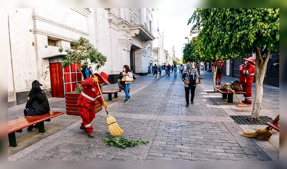 riesgo. Trabajadores de limpieza de municipio de Arequipa dieron positivo a prueba de coronavirus. riesgo. Trabajadores de limpieza de municipio de Arequipa dieron positivo a prueba de coronavirus.