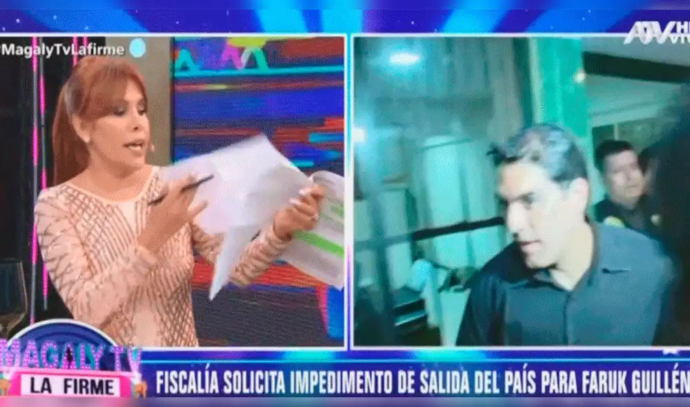 Faruk Guillén: Fiscalia solicita orden de impedimento de salida del país  