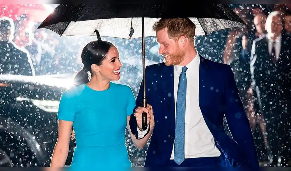 Meghan Markle y el príncipe Harry son retratados en memorable foto. Foto: Instagram