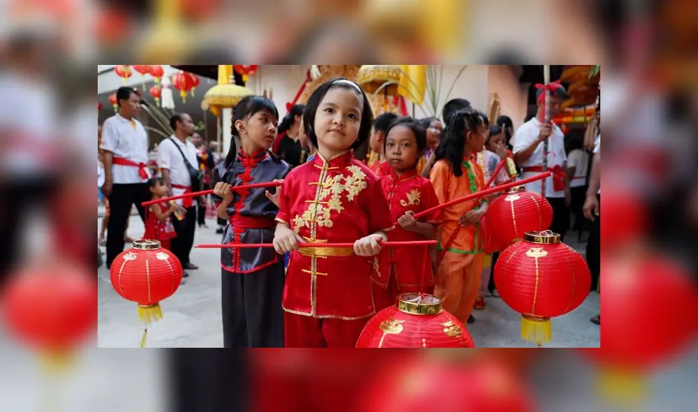 Niños festejan el Año de la Rata 2020 en Bali, Indonesia. Foto: EFE Niños festejan el Año de la Rata 2020 en Bali, Indonesia. Foto: EFE