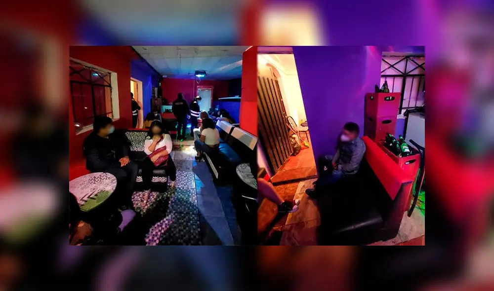 Agentes de la Policía Nacional intervinieron el prostíbulo clandestino conocido como el “Safari”.