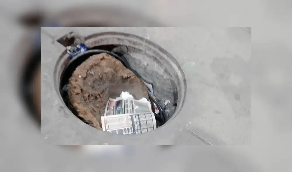 #YoDenuncio: buzón sin tapa en vereda de supermercado es un riesgo