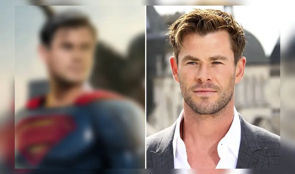 Chris Hemsworth como Superman. Créditos: composición