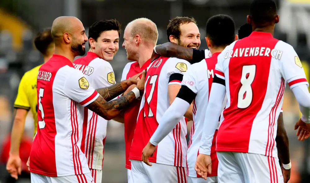 Ajax goleó 13-0 al VVV Venlo en condición de visita por la fecha 6 de la Eredivisie. Foto: EFE Ajax goleó 13-0 al VVV Venlo en condición de visita por la fecha 6 de la Eredivisie. Foto: EFE