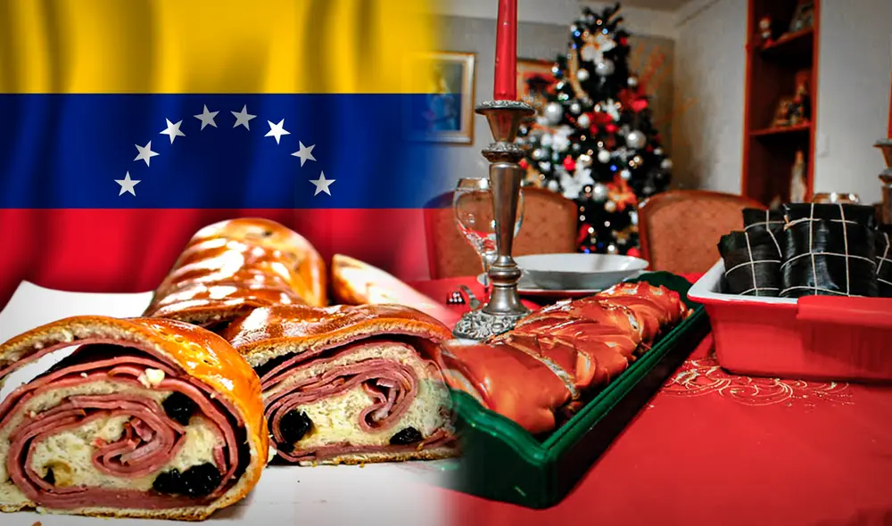 El pan de jamón y las hallacas venezolanas son imprescindibles en las fiestas decembrinas. Foto: composición LR/ iStock / Pinterest/ El Diario.