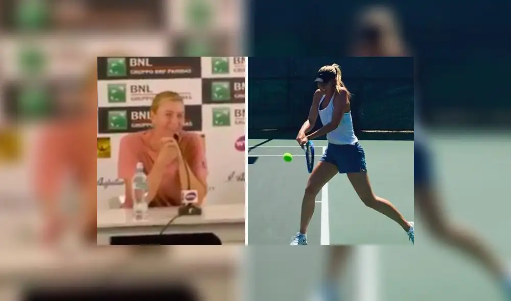 Maria Sharapova: Su nerviosa reacción cuando le preguntaron si tenía novio 