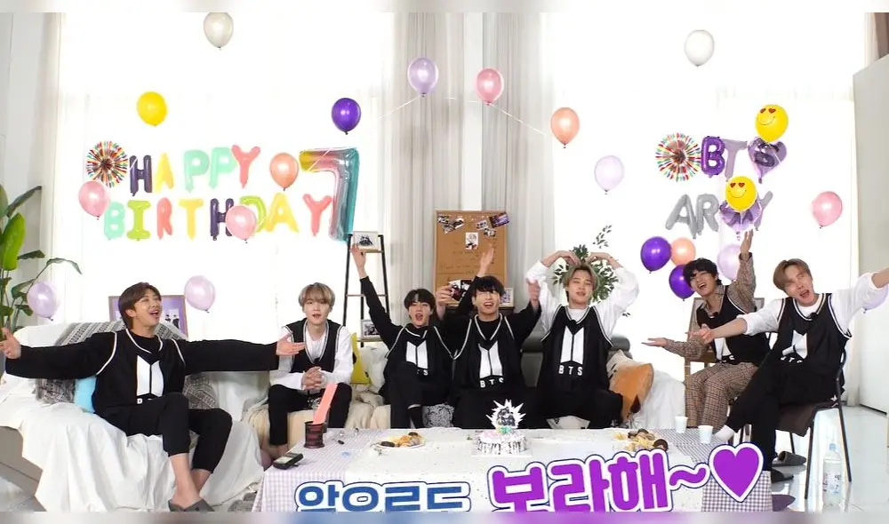 Desliza para ver más fotos de BTS en el FESTA 2020. Créditos: Bangtan TV