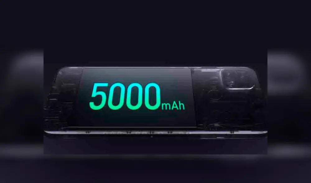 El nuevo realme V3 tiene una batería de 5.000 mAh. (Fotos: Dare To Leap) El nuevo realme V3 tiene una batería de 5.000 mAh. (Fotos: Dare To Leap)