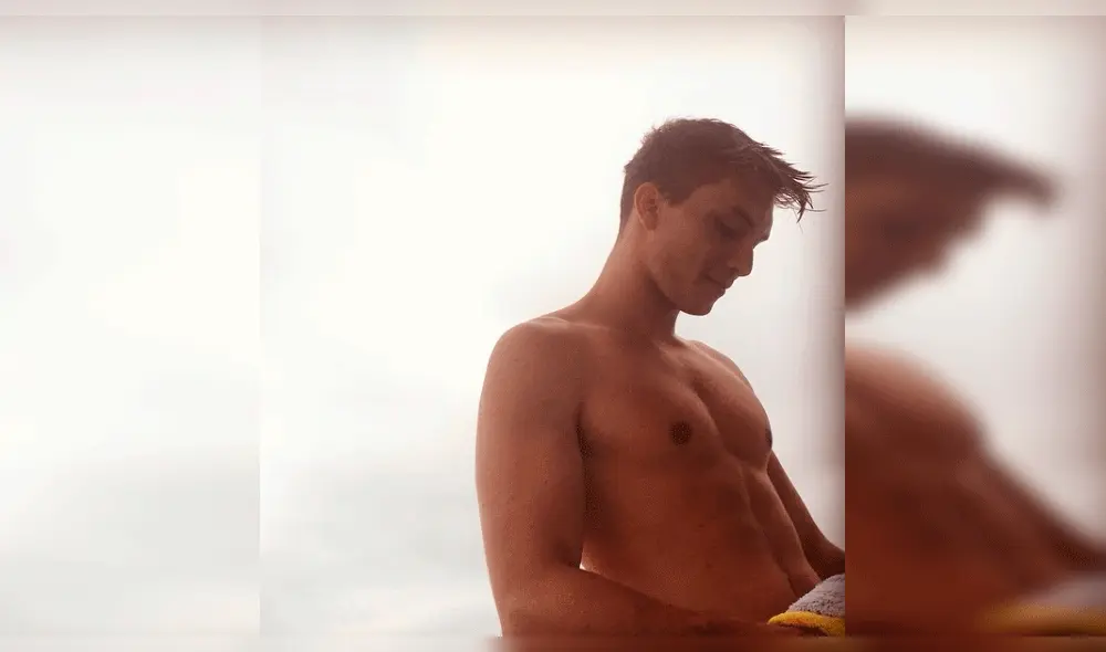 Hijo de Christian Meier alborota Instagram al lucir fornido cuerpo [VIDEO]