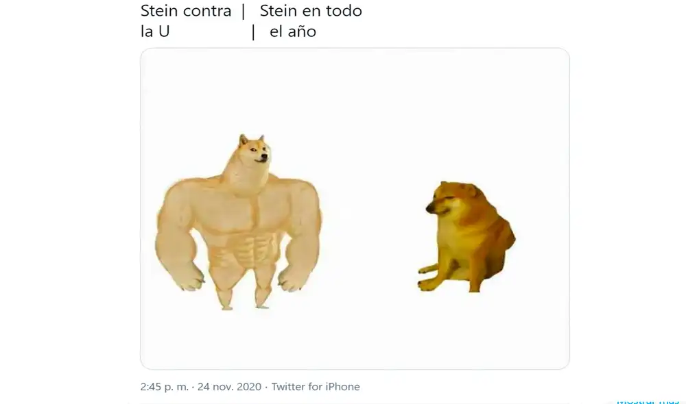 Los fanáticos reaccionaron con ocurrentes memes en las redes sociales. Foto: Twitter