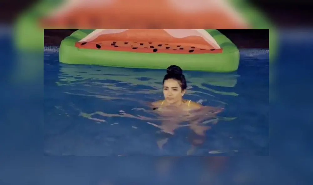 Dania no fue bien recibida en la fiesta de la alberca que organizó Karime. (Foto: Captura/ Twitter Acapculo Shore)