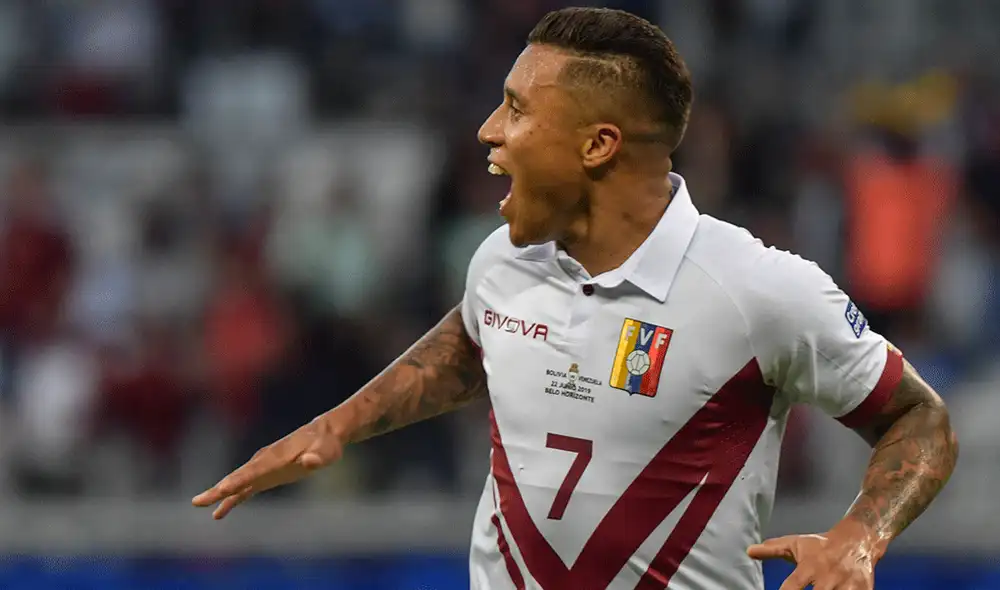 Venezuela vs. Bolivia: Darwin Machís anotó su doblete en partido de la Copa América 2019. | Foto: AFP Venezuela vs. Bolivia: Darwin Machís anotó su doblete en partido de la Copa América 2019. | Foto: AFP