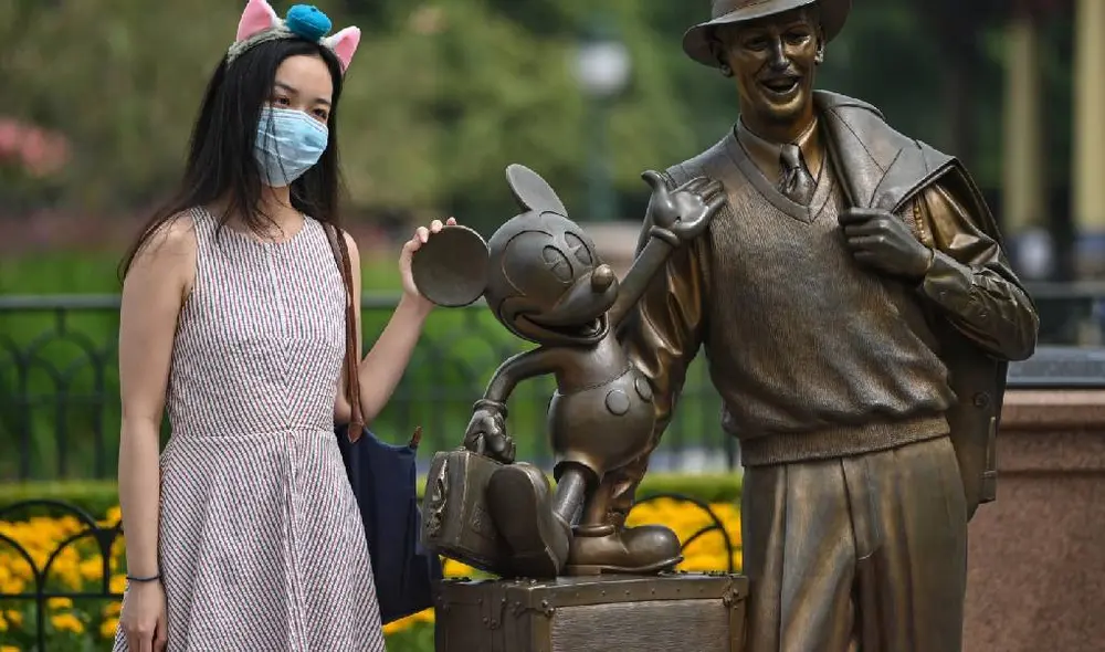 Shanghai Disneyland Park es el primer centro de atracción turística que abre en todo el mundo. Foto: AFP