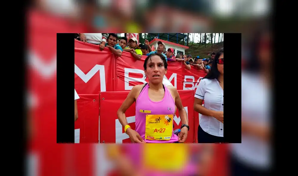 Gladys Tejeda ganó la medalla de oro en media maratón en Guatemala