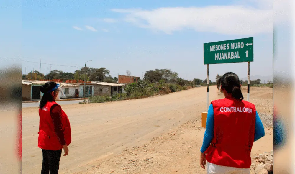 Los técnicos de la Contraloría realizaron inspecciones en la zona de intervención. Foto: difusión