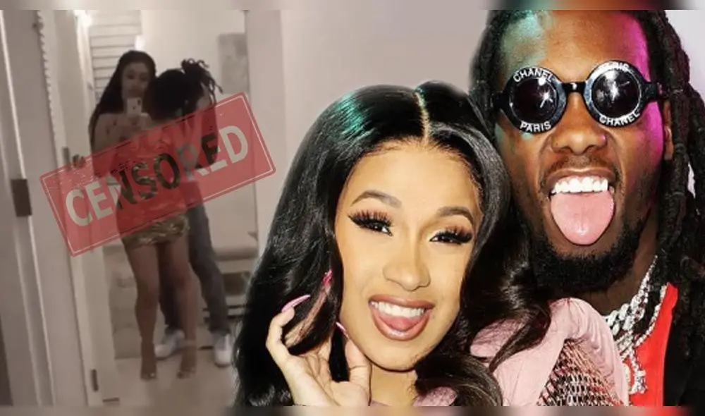 Cardi B se graba junto a su pareja en comprometedoras escenas