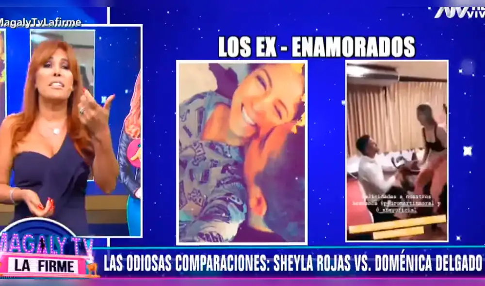 Magaly Medina compara a Sheyla Rojas y Doménica tras ampay con Pedro Moral