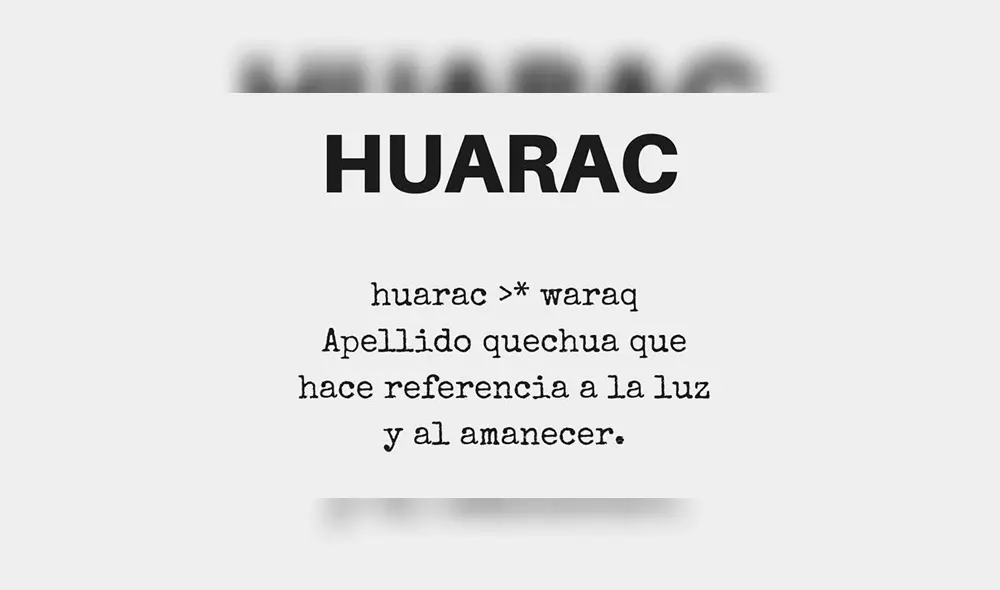 Facebook Viral: Descubre aquí el significado de los apellidos en Quechua [FOTOS]