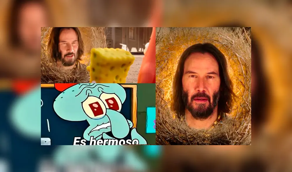 Memes de Keanu Reeves tras su aparición en la película de Bob Esponja [FOTOS]