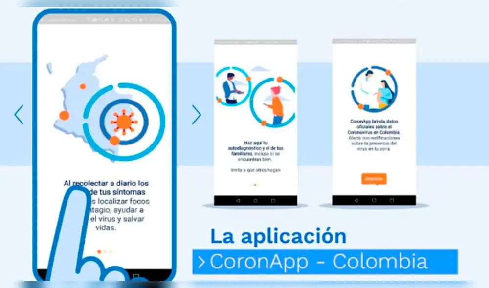 En CoronApp los usuarios pueden ingresar información de sus síntomas. En CoronApp los usuarios pueden ingresar información de sus síntomas.