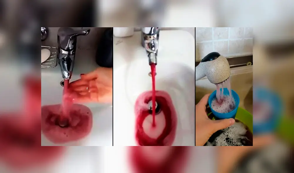 Griferías expulsan vino en vez de agua por confusión en el suministro público [VIDEO]