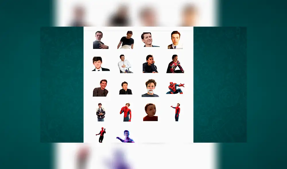WhatsApp: Tom Hollard, actor de Spiderman, tiene stickers especiales y así podrás obtenerlos todos
