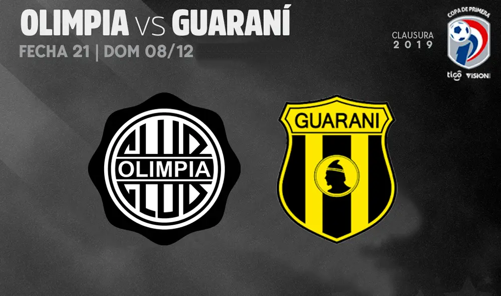 Sigue aquí EN VIVO ONLINE el Olimpia vs. Guaraní por la fecha 21 del Torneo Clausura 2019 de la Primera División de Paraguay. | Foto: @elClubOlimpia Sigue aquí EN VIVO ONLINE el Olimpia vs. Guaraní por la fecha 21 del Torneo Clausura 2019 de la Primera División de Paraguay. | Foto: @elClubOlimpia