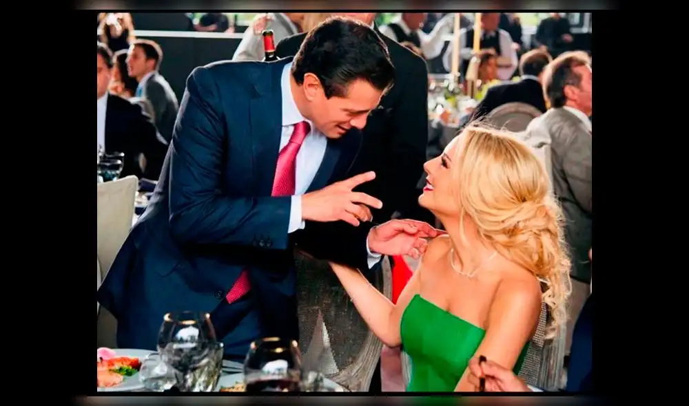 Tania Ruiz olvida críticas y se luce en reveladora foto con Enrique Peña Nieto