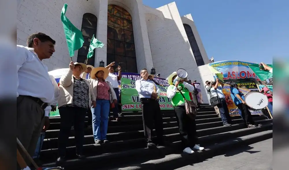 Protesta en Arequipa