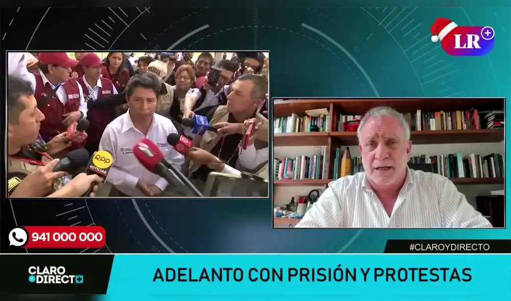 Augusto Álvarez Rodrich en Claro y Directo. Foto: LR+ Augusto Álvarez Rodrich en Claro y Directo. Foto: LR+