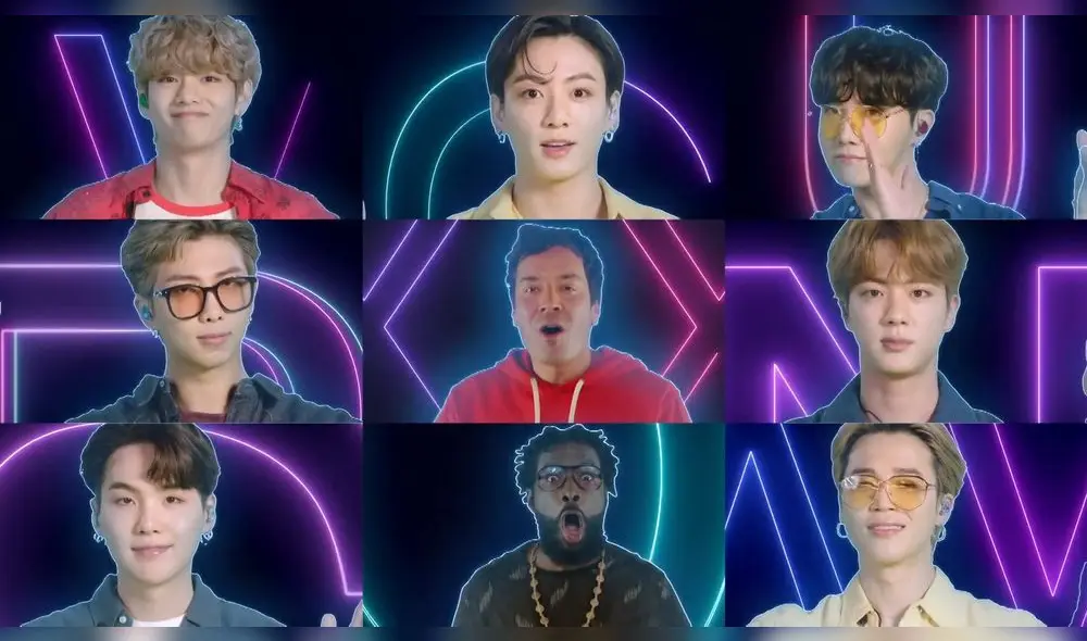 BTS week vía The tonight show starring Jimmy Fallon. Créditos: Big Hit