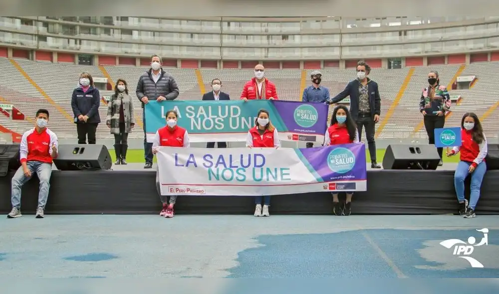 Ministro Zamora: “Nuestros equipos ya tienen que regresar a las canchas". Foto: IPD Ministro Zamora: “Nuestros equipos ya tienen que regresar a las canchas". Foto: IPD