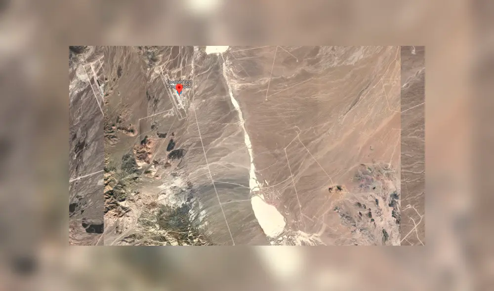 Google Maps quita censura a lugar militar ubicado cerca al Área 51 y así luce [FOTOS]