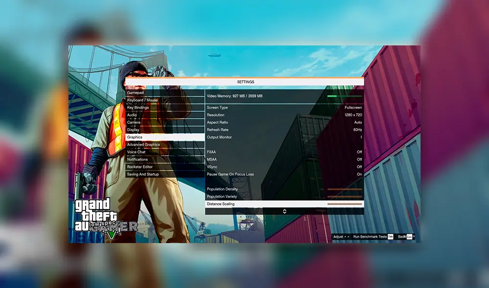 Primero, baja los gráficos al mínimo en las opciones del juego.