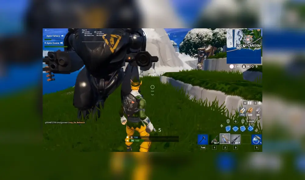 Quizá B.R..U.T.O. no te caiga tan mal después de ver este glitch. Gana rápidamente partidas de Fortnite con este truco.