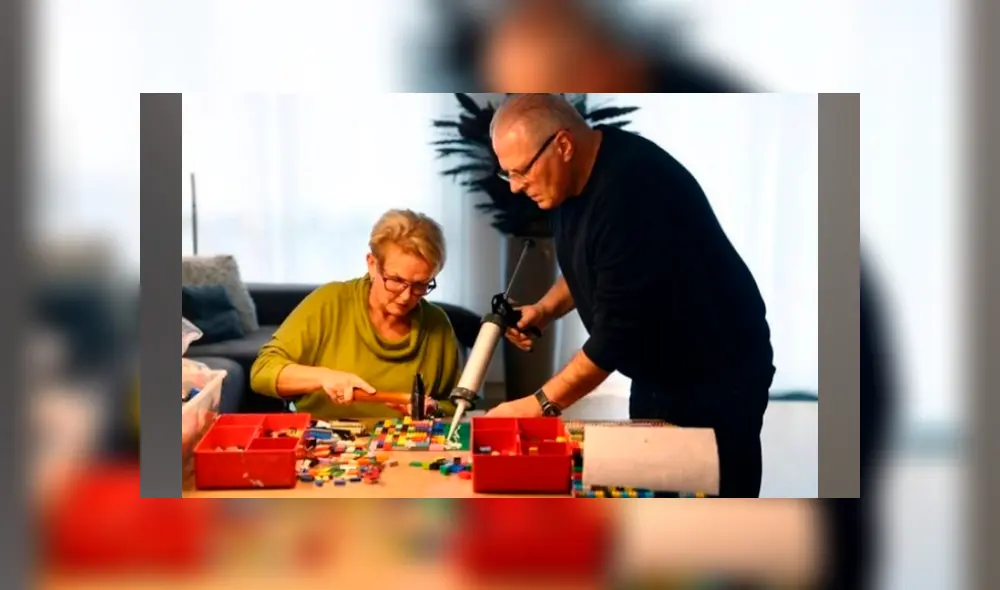 Junto a su esposo, pasan de dos a tres horas diarias armando las rampas. (Foto: Reuters) Junto a su esposo, pasan de dos a tres horas diarias armando las rampas. (Foto: Reuters)