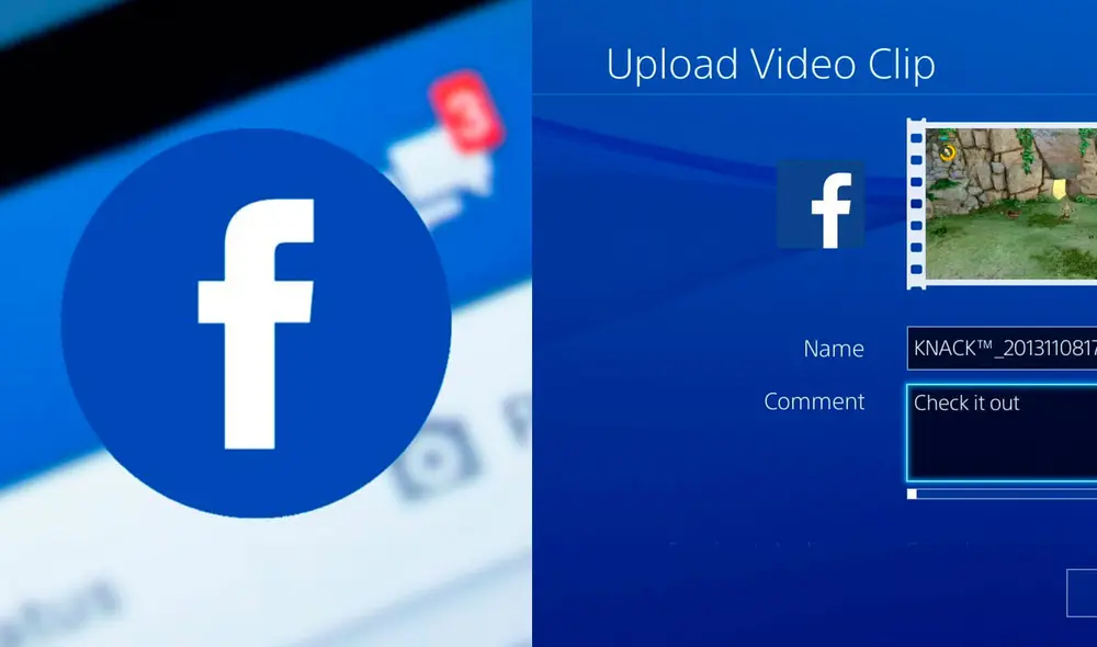 La integración entre la PS4 y Facebook se eliminó hace más de un año. Foto: Tu experto móvil/Incubaweb