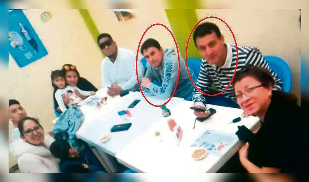 los compadres. Alexis Astete, junto al coronel Fernando Cardoso, en reunión familiar. los compadres. Alexis Astete, junto al coronel Fernando Cardoso, en reunión familiar.