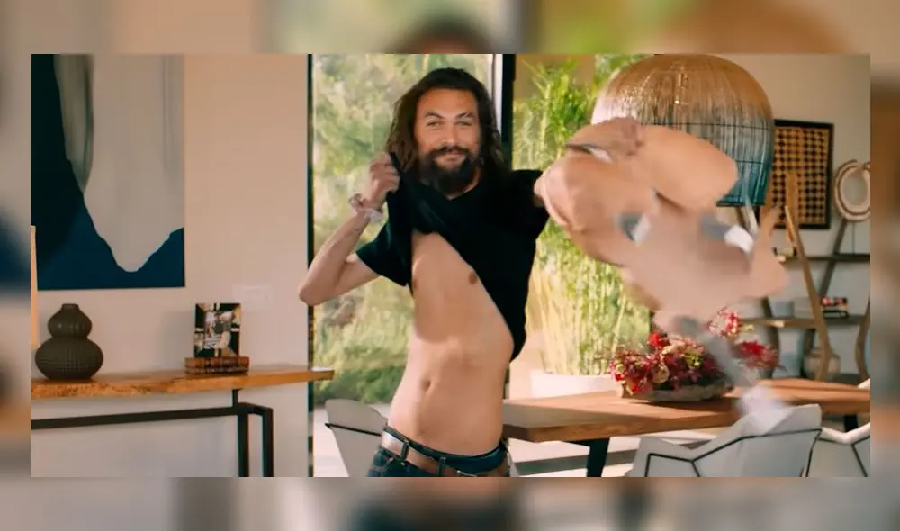 Jason Momoa se somete a extrema transformación para spot publicitario
