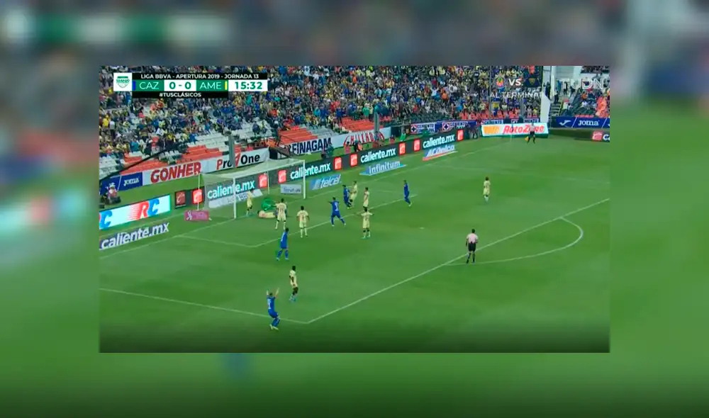 El equipo del peruano Yotún se pone en ventaja muy rápido en el partido. Créditos: Captura de video