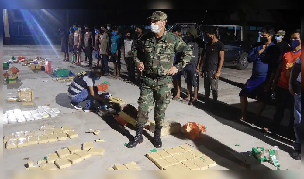 Los Sinchis de Mazamari asestaron duro golpe al narcotrafico que operaba desde Cusco.