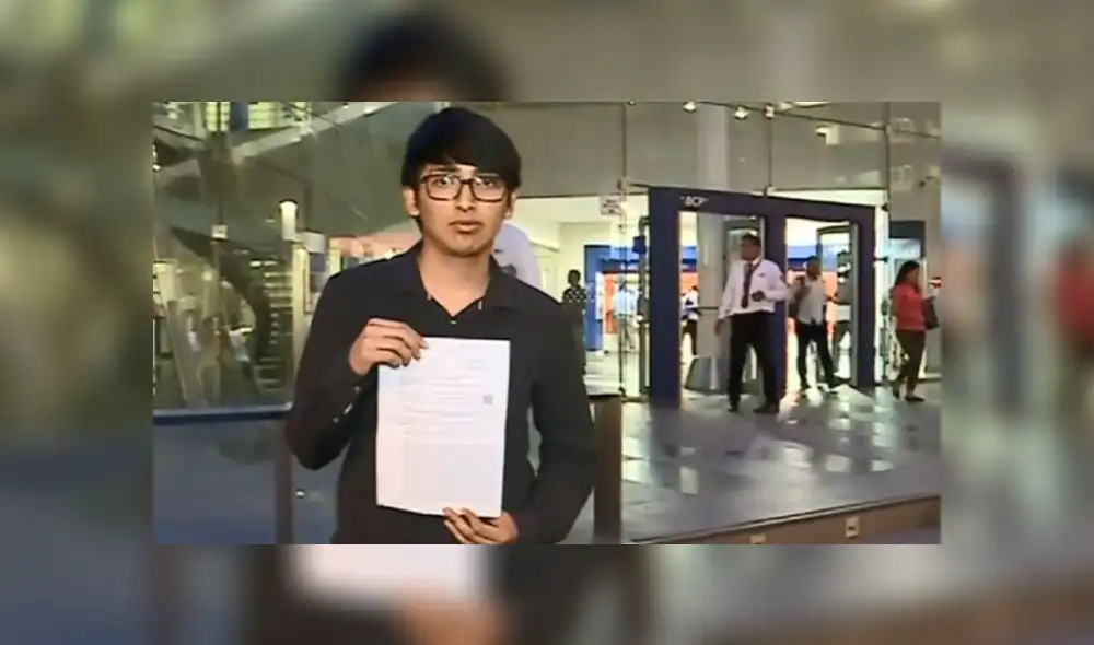 Williams Samaniego iba utilizar el dinero para poder sacar su título. (Foto: Captura de video / América TV) Williams Samaniego iba utilizar el dinero para poder sacar su título. (Foto: Captura de video / América TV)