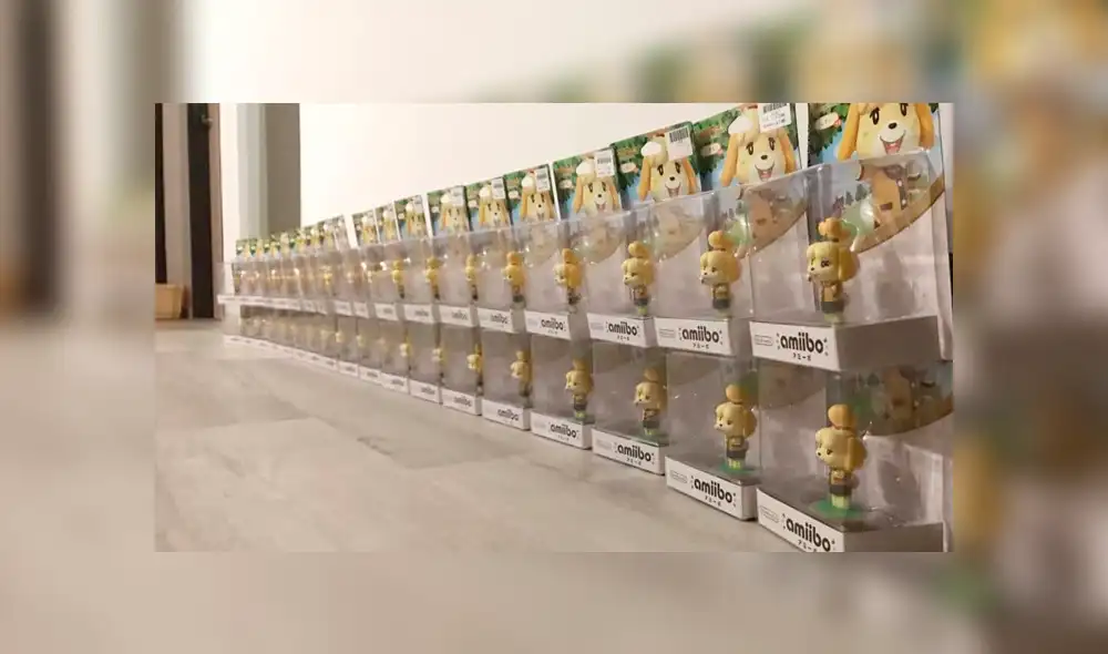 Al final, logró comprar 36 de estas figuras.